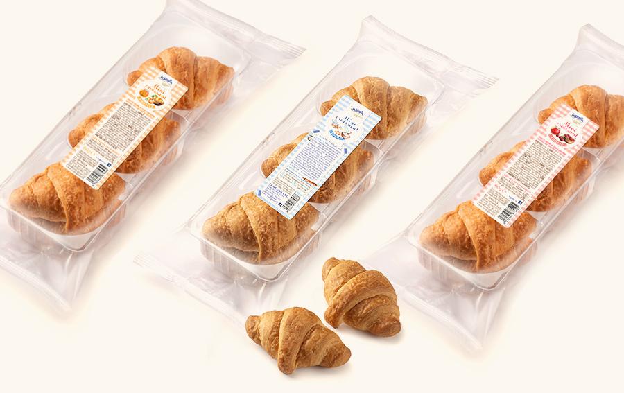 Nuova veste grafica per i Mini Croissant, fragranti e deliziosi