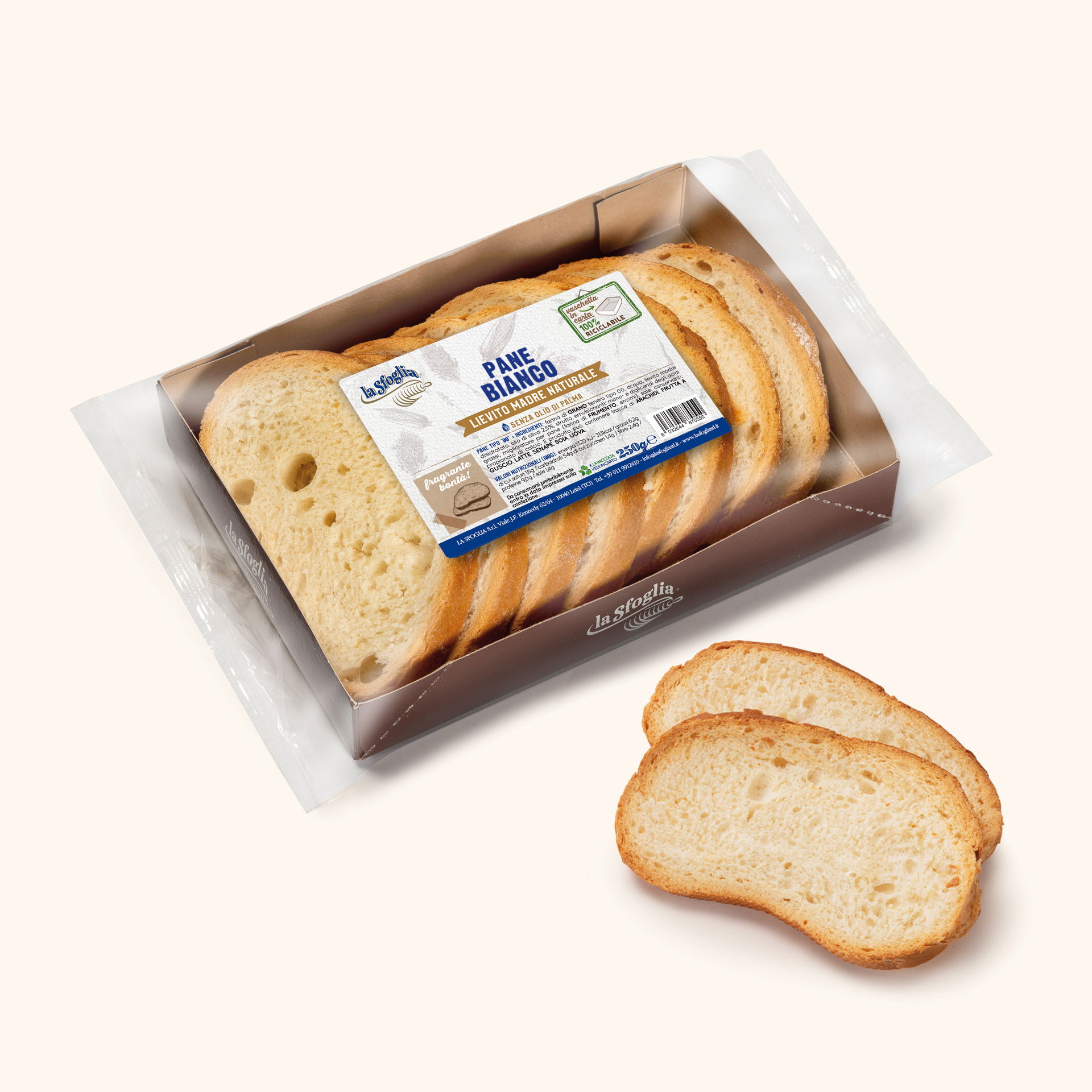 Pane Tipo Pugliese a Fette Bianco