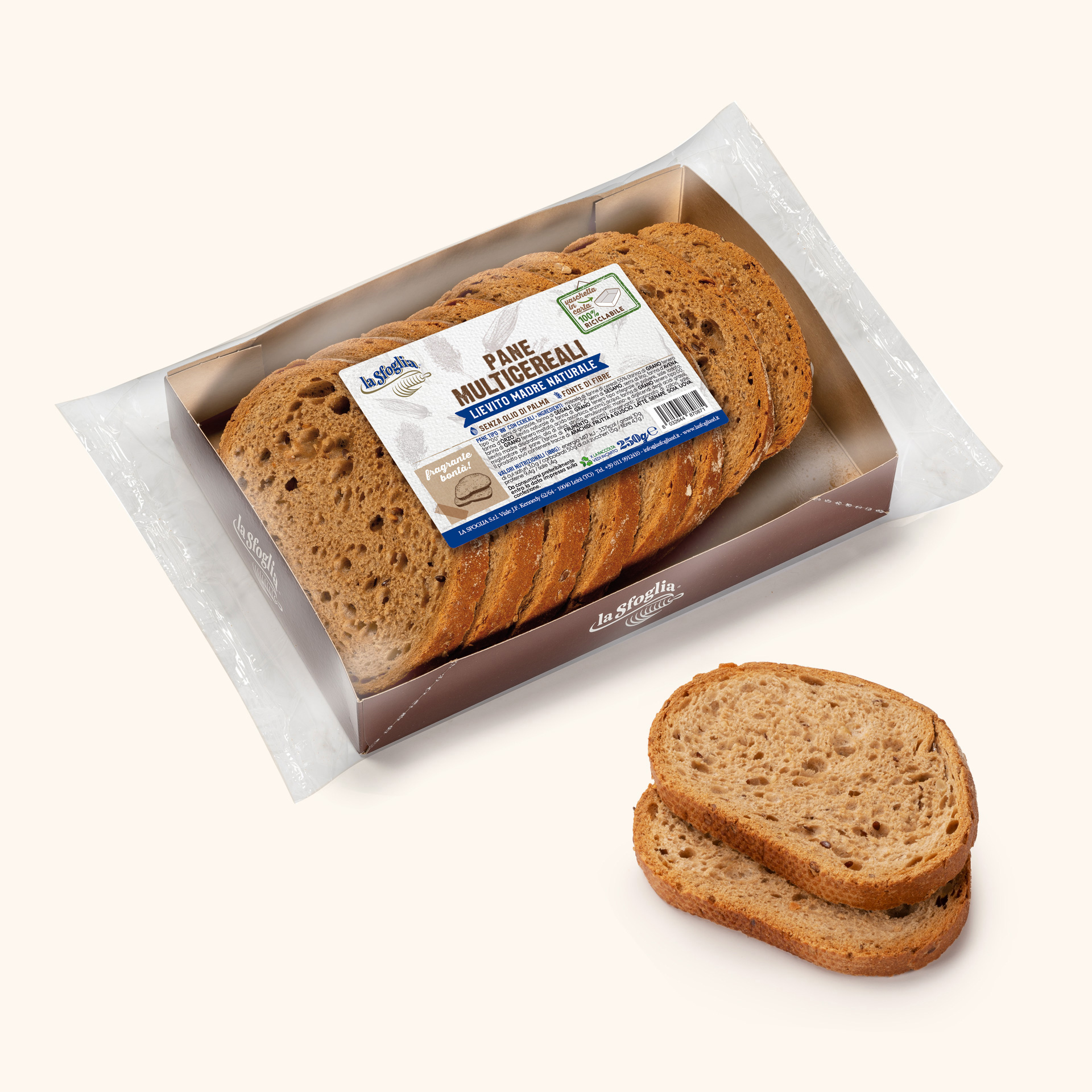 Pane Tipo Pugliese a Fette Multicereali